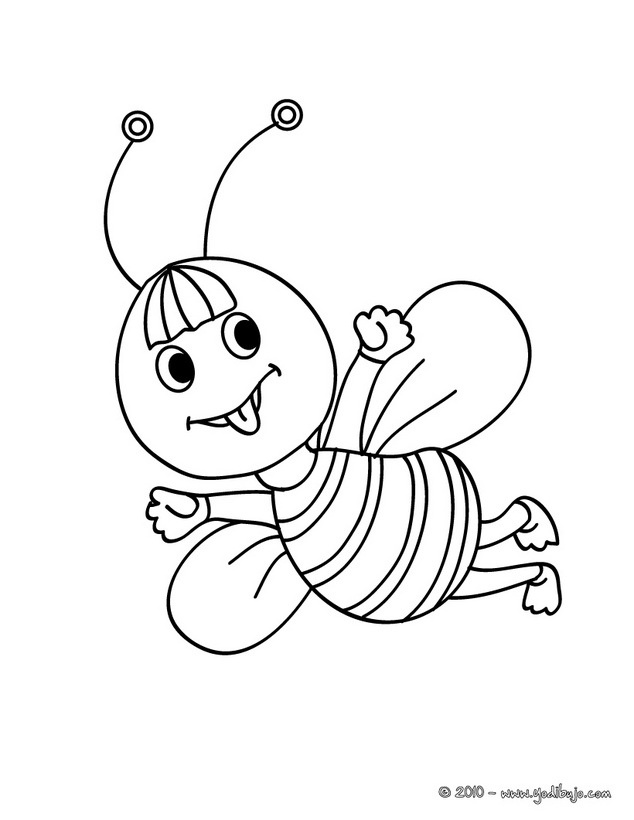 Coloriage abeille : 50 dessins à imprimer