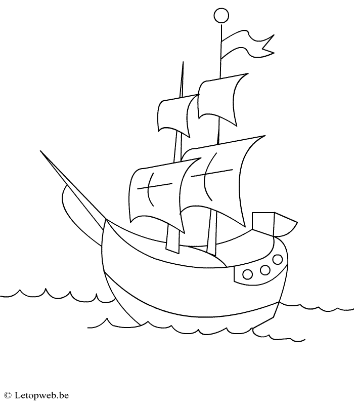 Bateau Pirate - Simple