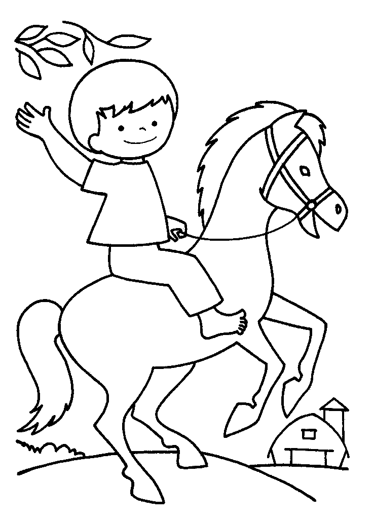 Детская игра в лошадки. Лошадка раскраска для детей. Лошадь раскраска для детей. Мальчик на коне раскраска. Лошадь раскраска для малышей.
