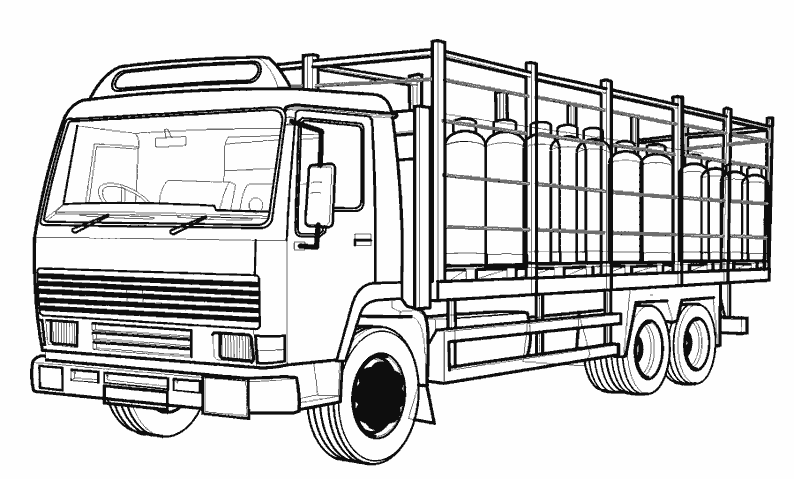 Caminhão Scania  Livre de coloriage de camions, Coloriage camion,  Coloriage voiture à imprimer