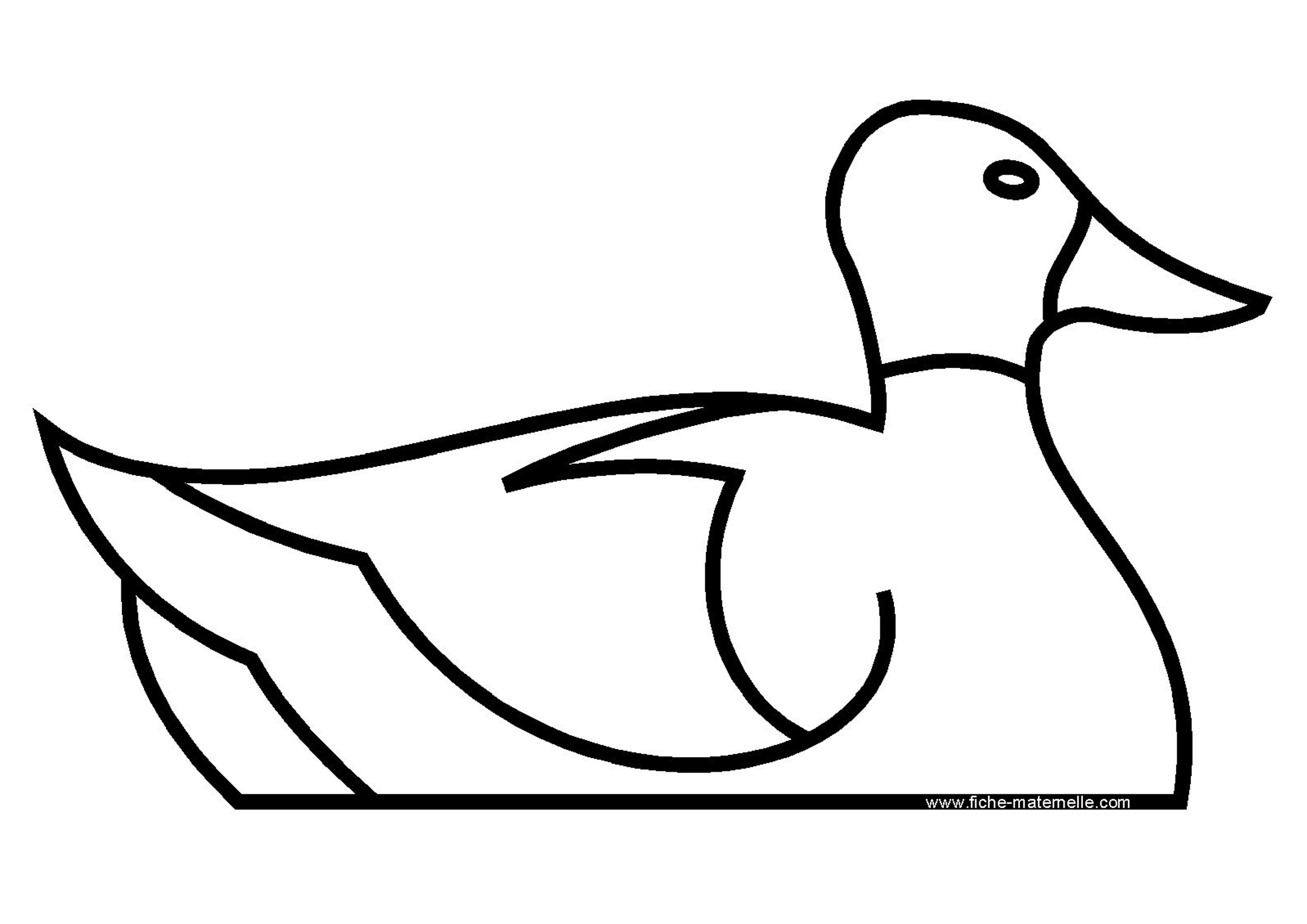 Coloriage canard en Ligne Gratuit à imprimer