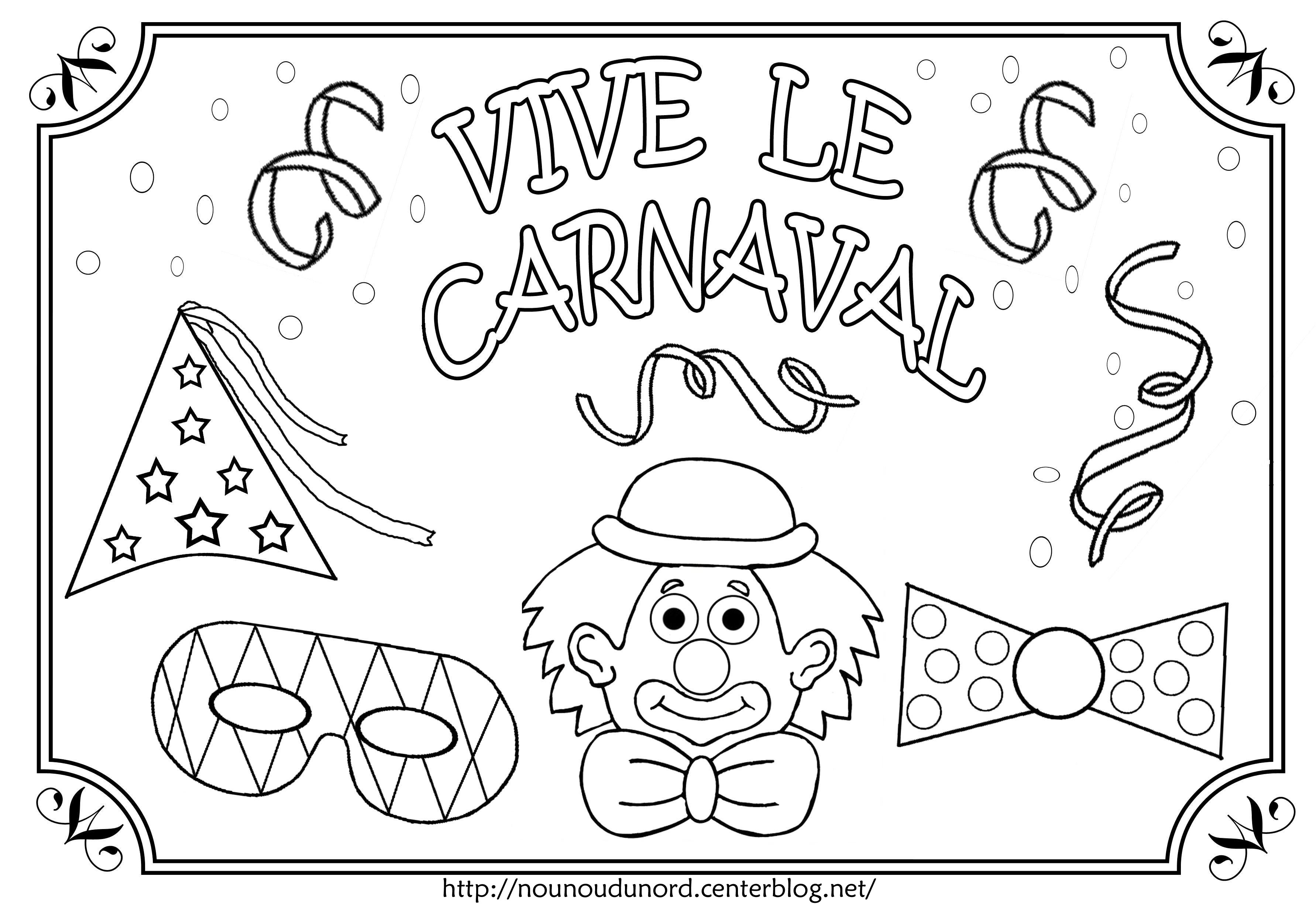 Coloriage Masque de Carnaval à imprimer - Un Anniversaire en Or