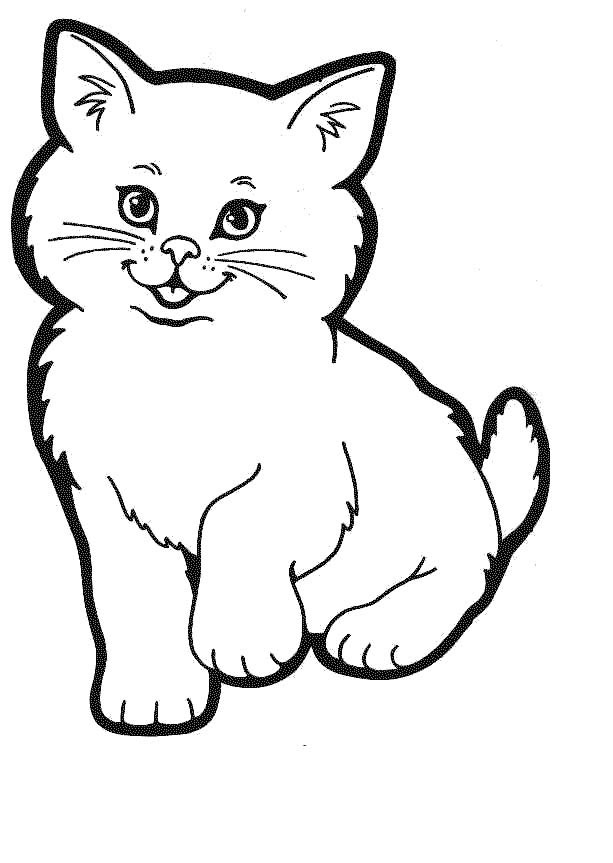 Livre de Coloriage Chats : pour les enfants à partir de 4 ans - cadeau pour  les amoureux des chat (Paperback) 