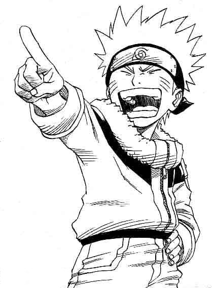 Dessins Gratuits Colorier Coloriage Naruto Imprimer