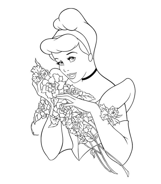 Les coloriages des princesses de Walt Disney a imprimer et a colorier