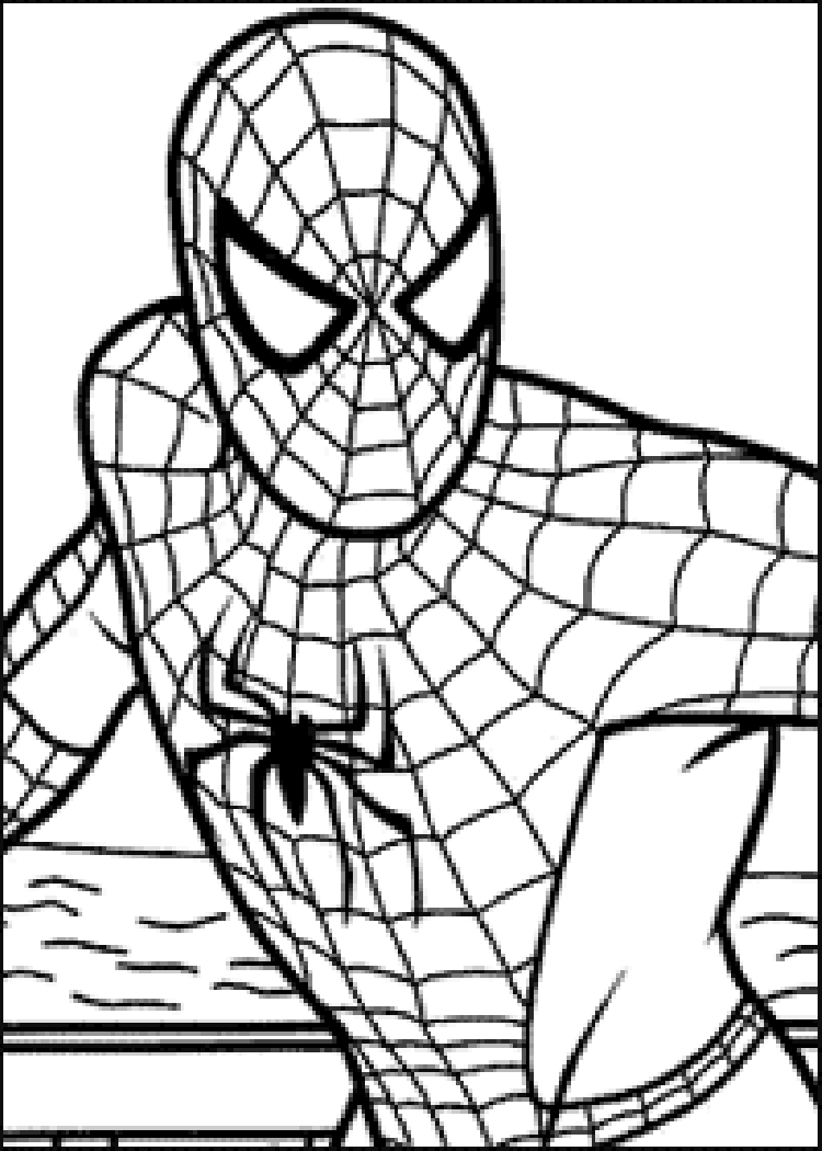 Dessins de Spiderman à colorier