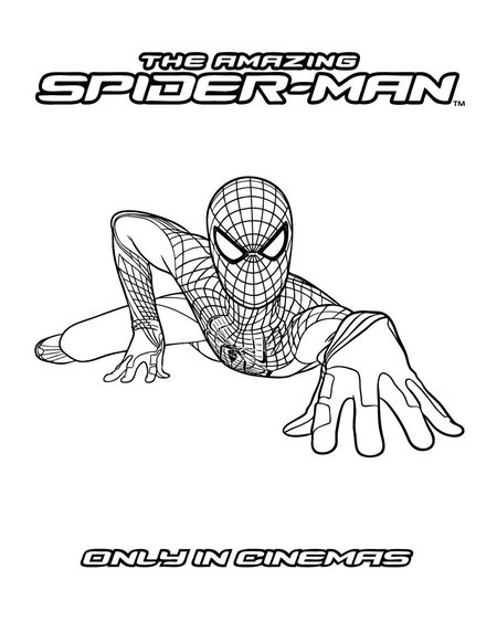Coloriage Spiderman 224 Dessin Spider-man à imprimer